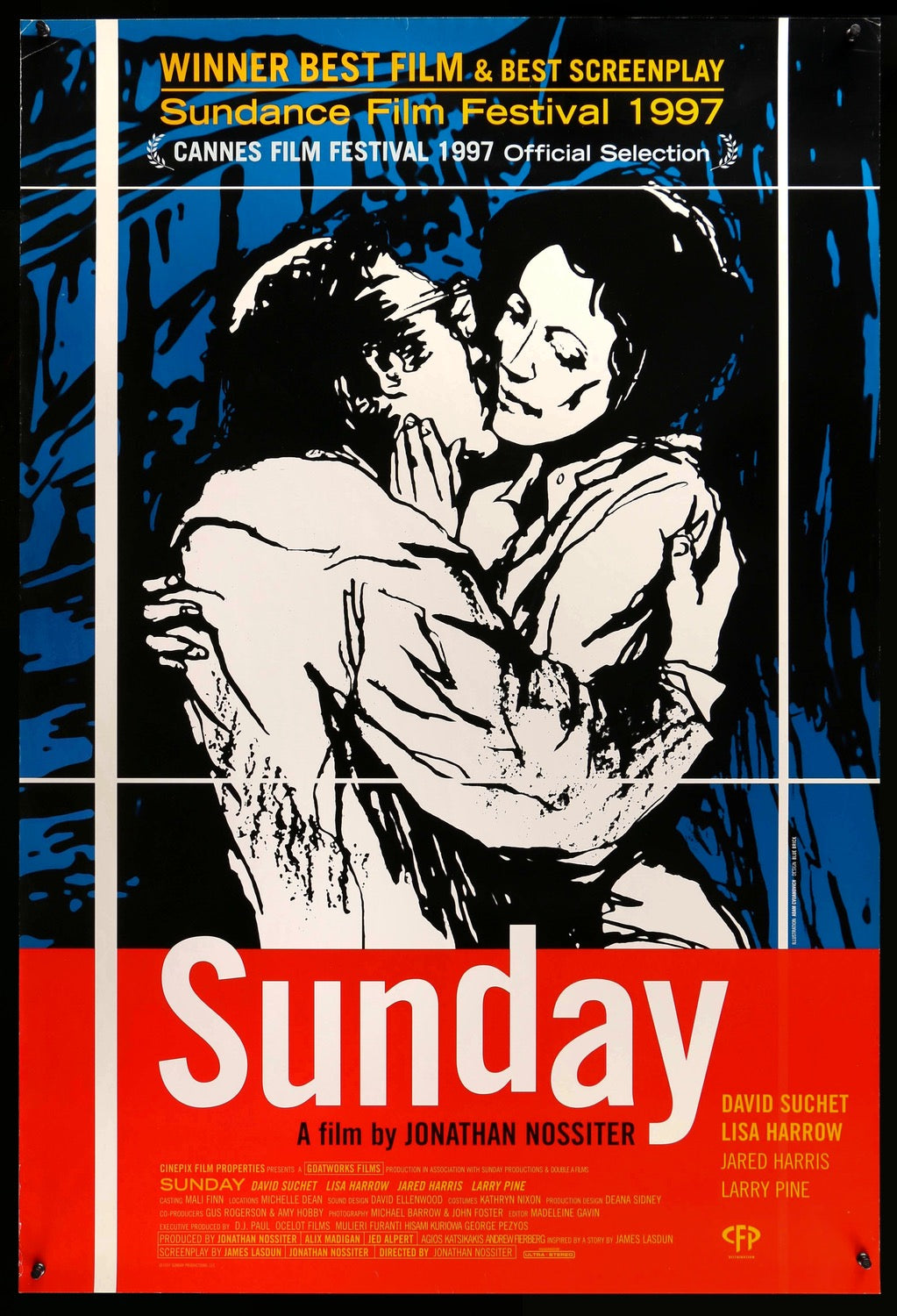 Sunday (1997) original movie poster for sale at Original Film Art