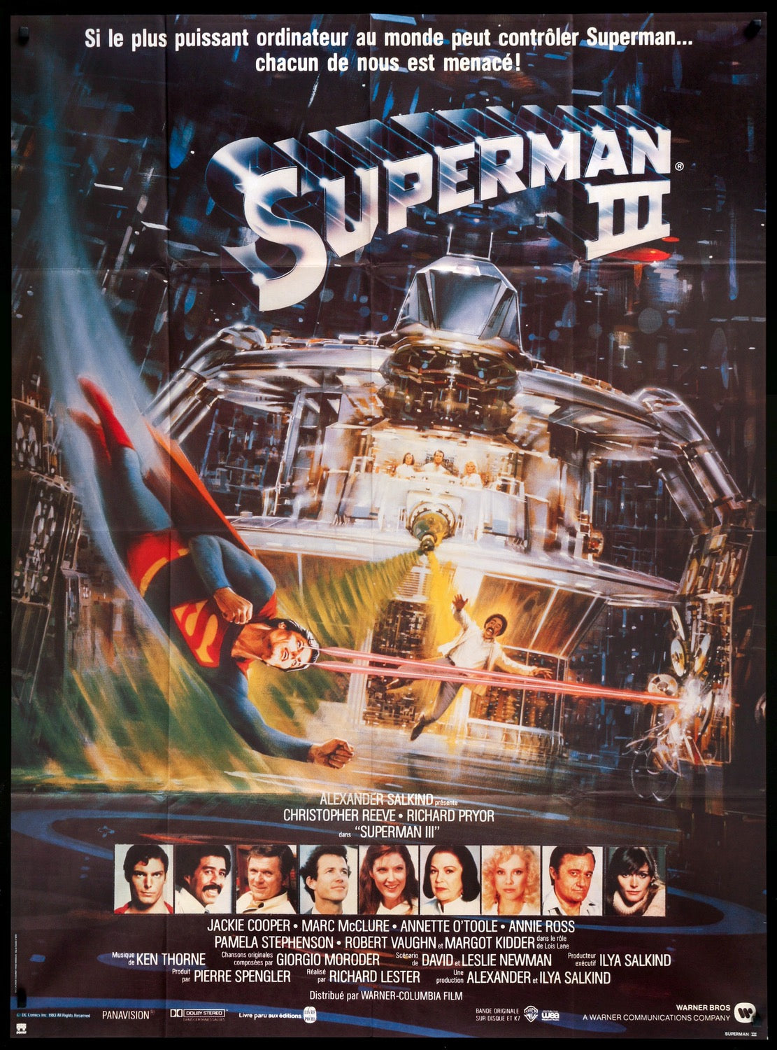 Superman III (1983) original movie poster for sale at Original Film Art