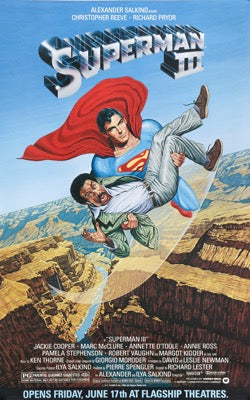 Superman III (1983) original movie poster for sale at Original Film Art - Vintage Movie Posters