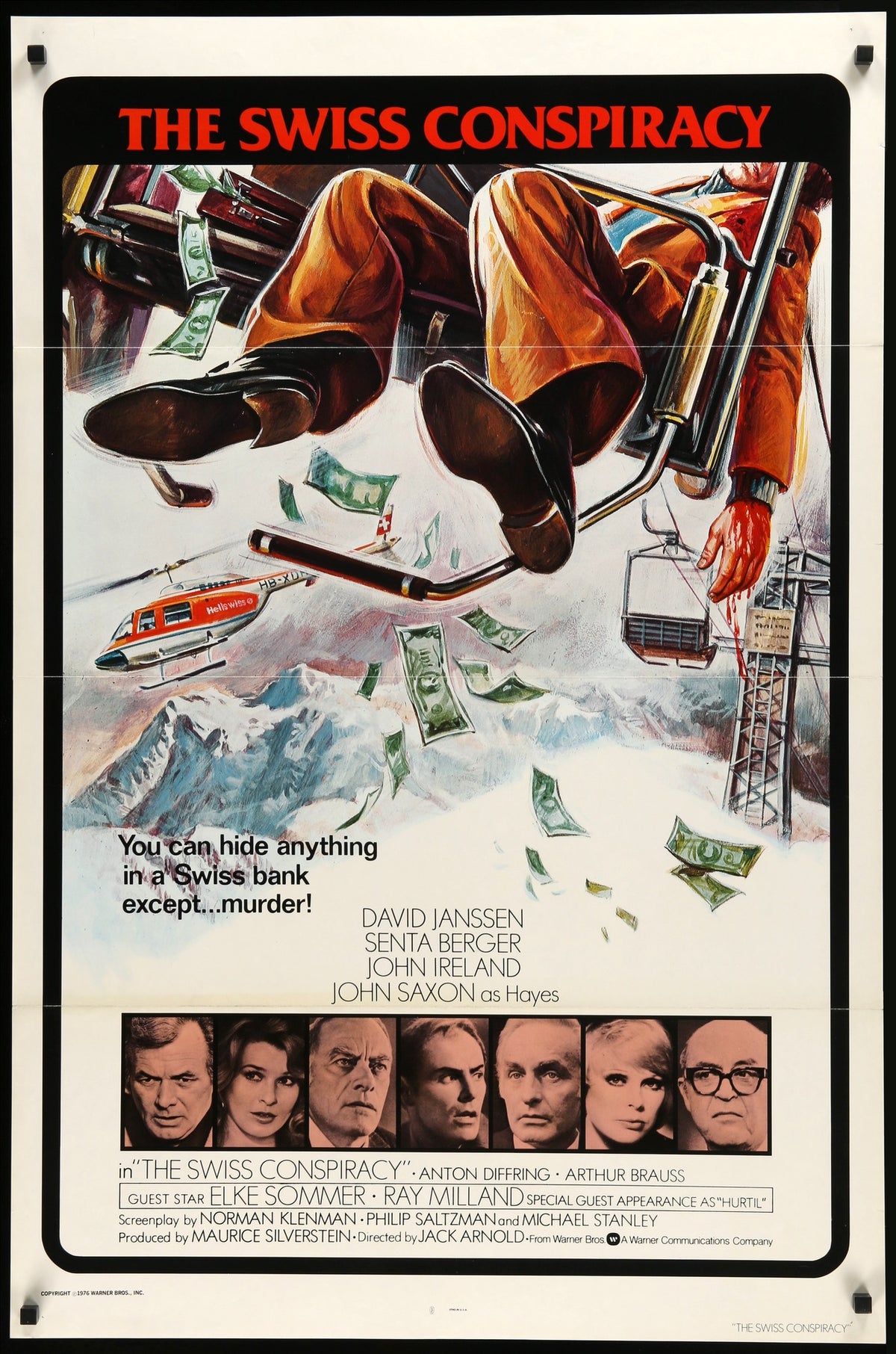 Swiss Conspiracy (1976) original movie poster for sale at Original Film Art