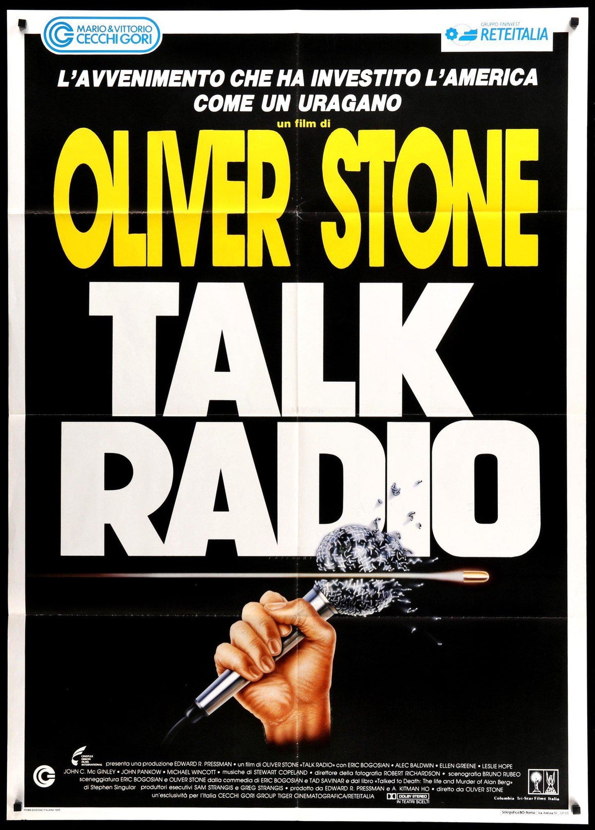 Talk Radio (1988) original movie poster for sale at Original Film Art - Vintage Movie Posters