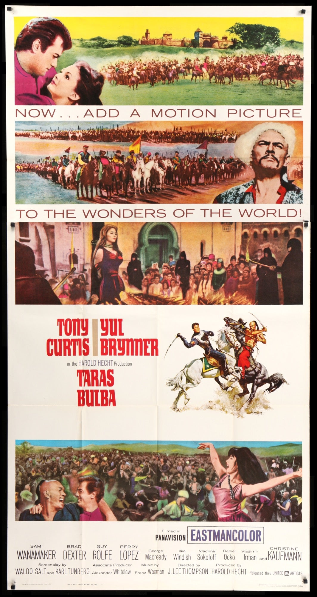 Taras Bulba (1962) original movie poster for sale at Original Film Art