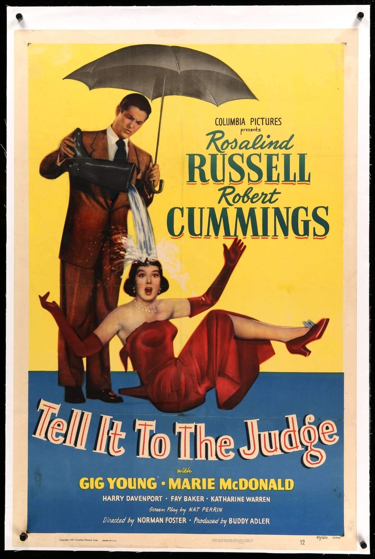 Tell It To the Judge (1949) original movie poster for sale at Original Film Art