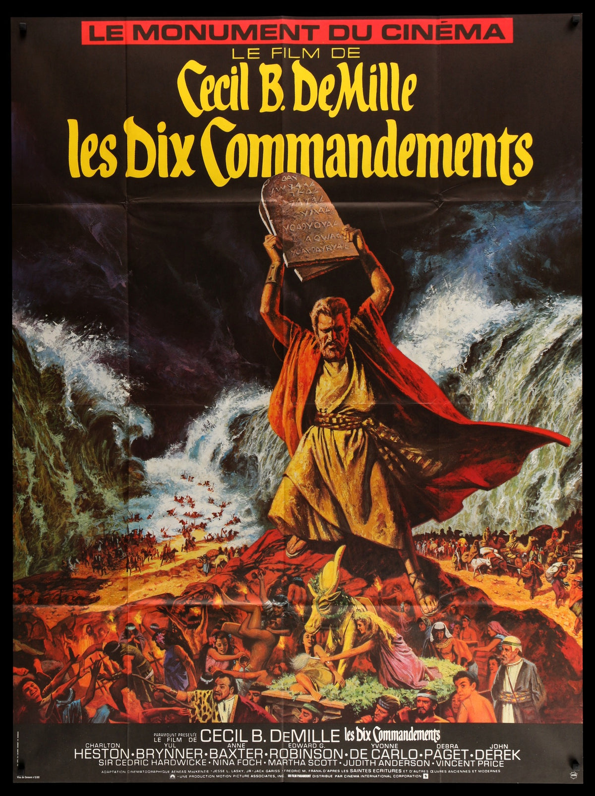 Ten Commandments (1956) original movie poster for sale at Original Film Art