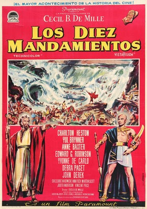 Ten Commandments (1956) original movie poster for sale at Original Film Art