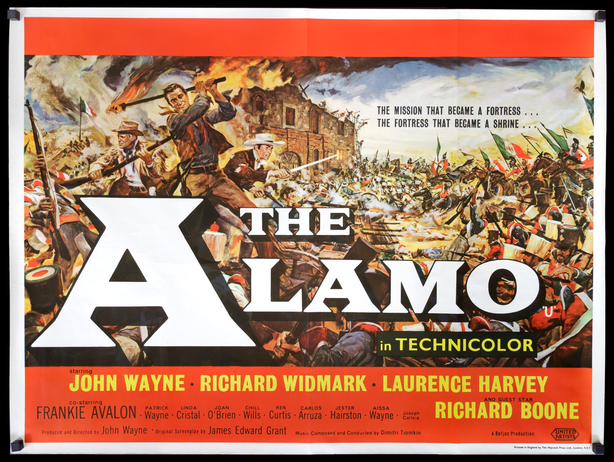 Alamo (1960) original movie poster for sale at Original Film Art