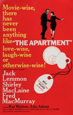 Apartment (1960) original movie poster for sale at Original Film Art - Vintage Movie Posters