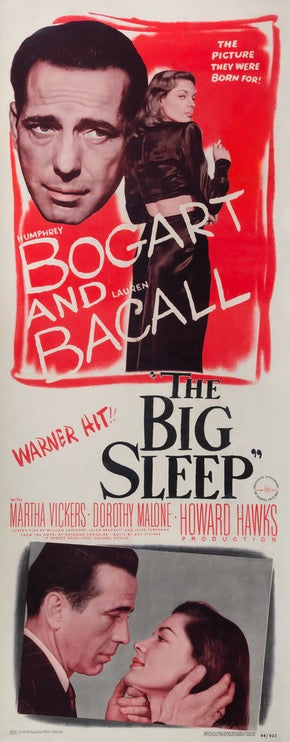 The Big Sleep (1946) Original Insert Movie Poster - Original Film