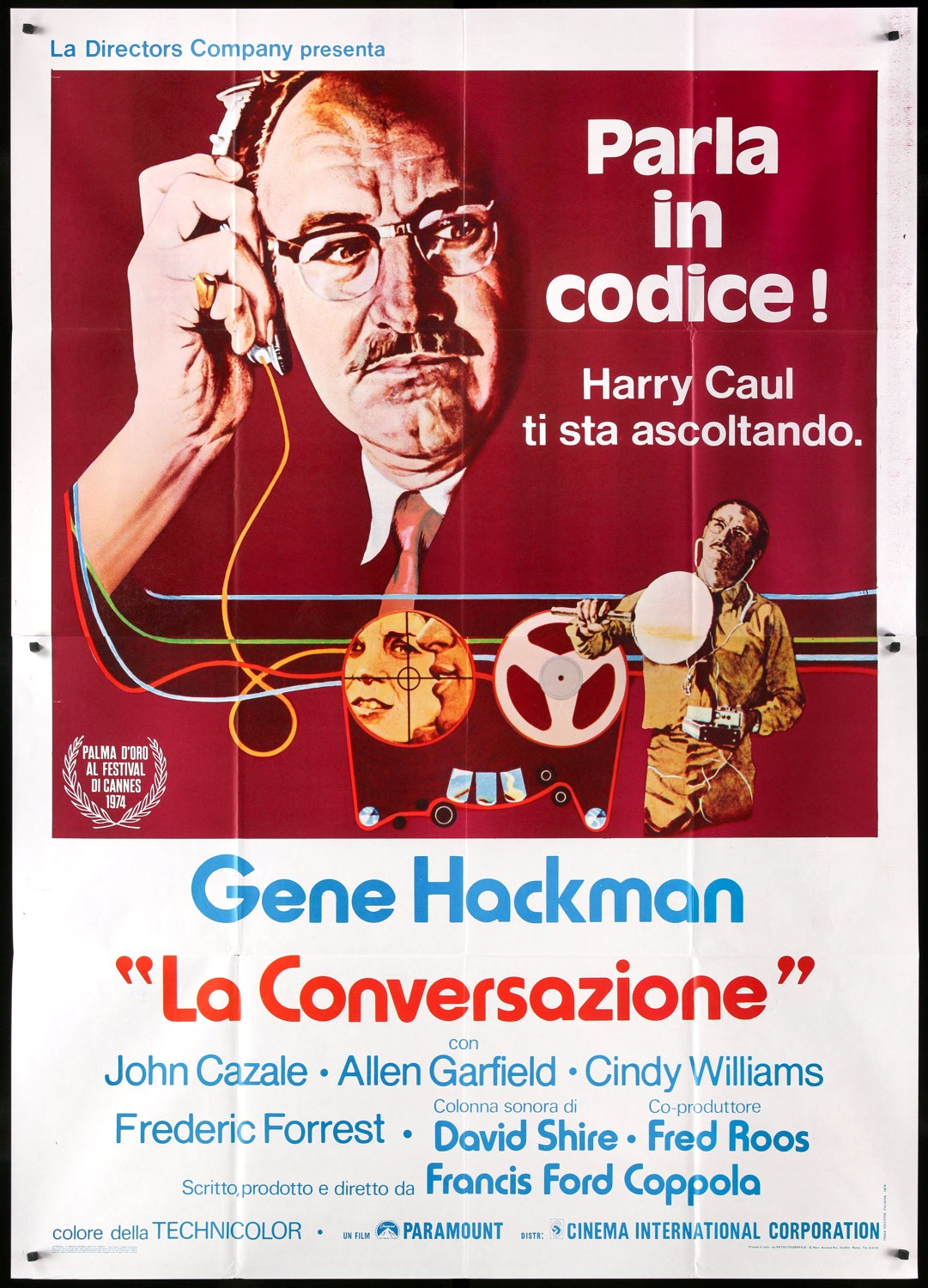 Conversation (1974) original movie poster for sale at Original Film Art - Vintage Movie Posters