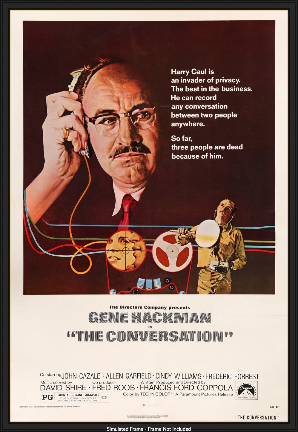 Conversation (1974) original movie poster for sale at Original Film Art