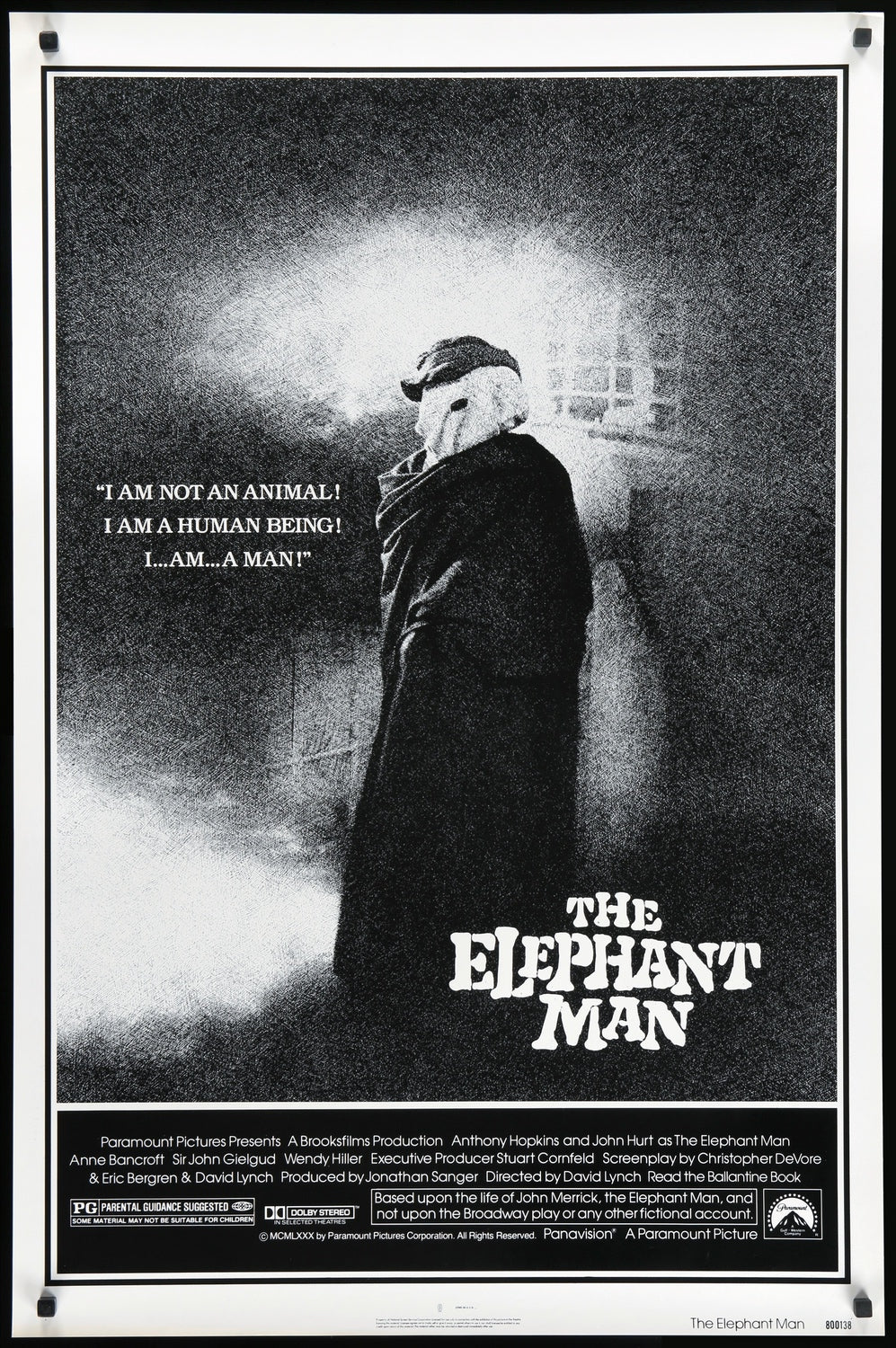 Elephant Man (1980) original movie poster for sale at Original Film Art