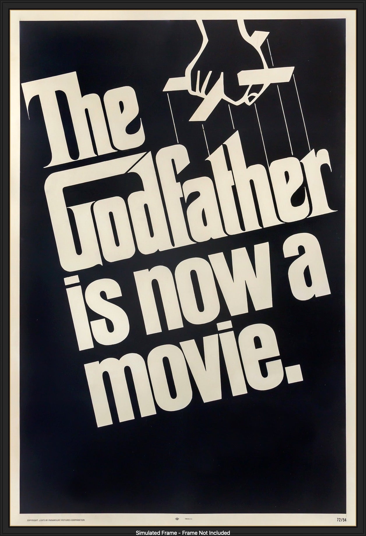 Godfather (1972) original movie poster for sale at Original Film Art