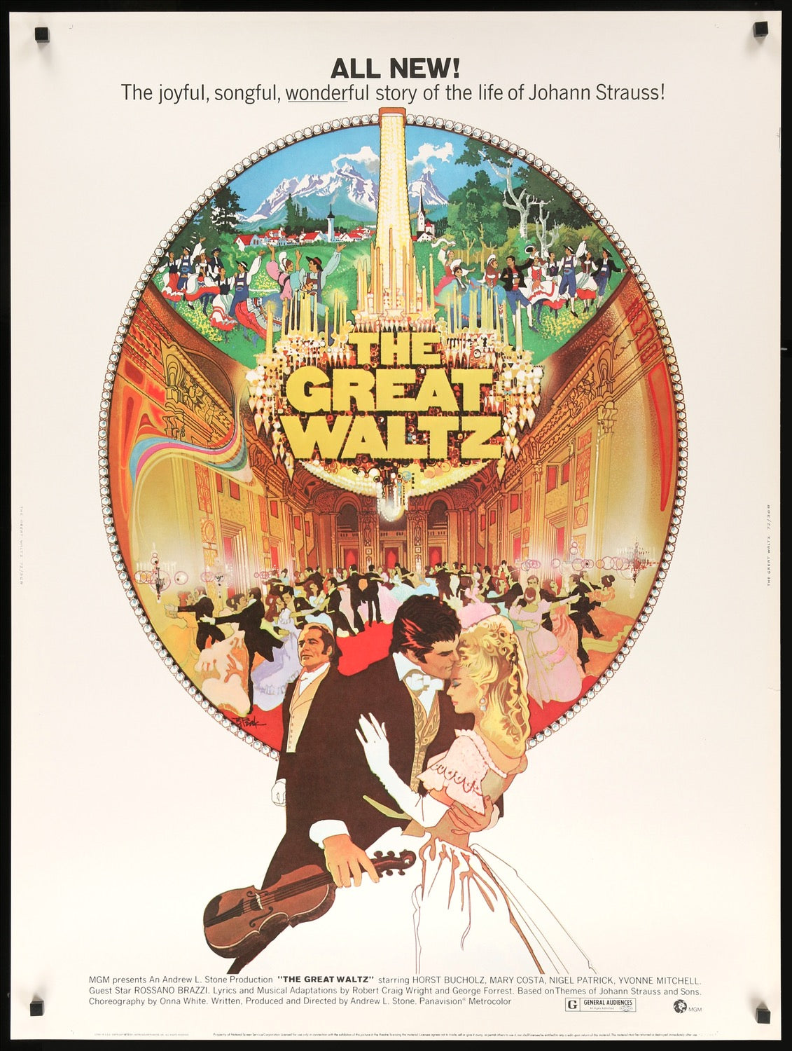 Great Waltz (1972) original movie poster for sale at Original Film Art