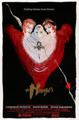 Hunger (1983) original movie poster for sale at Original Film Art - Vintage Movie Posters