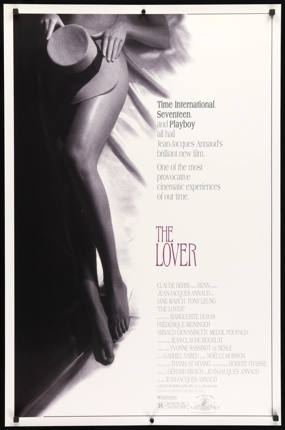 Lover (1992) original movie poster for sale at Original Film Art - Vintage Movie Posters