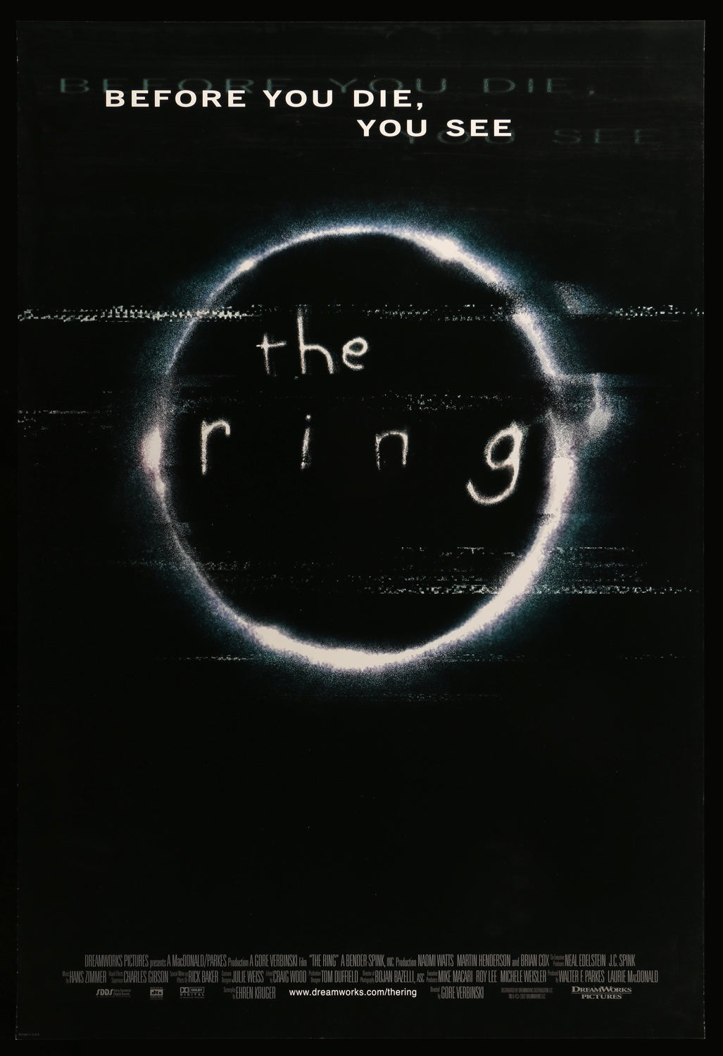 Ring (2002) original movie poster for sale at Original Film Art