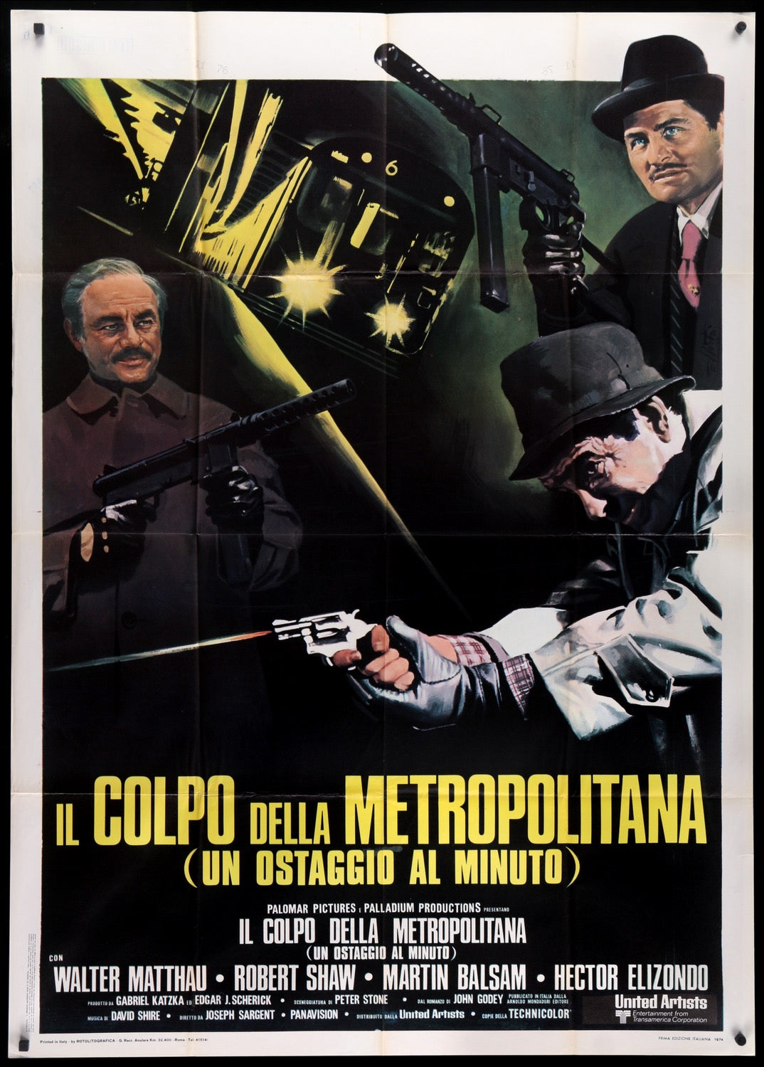 Taking of Pelham One Two Three (1974) original movie poster for sale at Original Film Art - Vintage Movie Posters