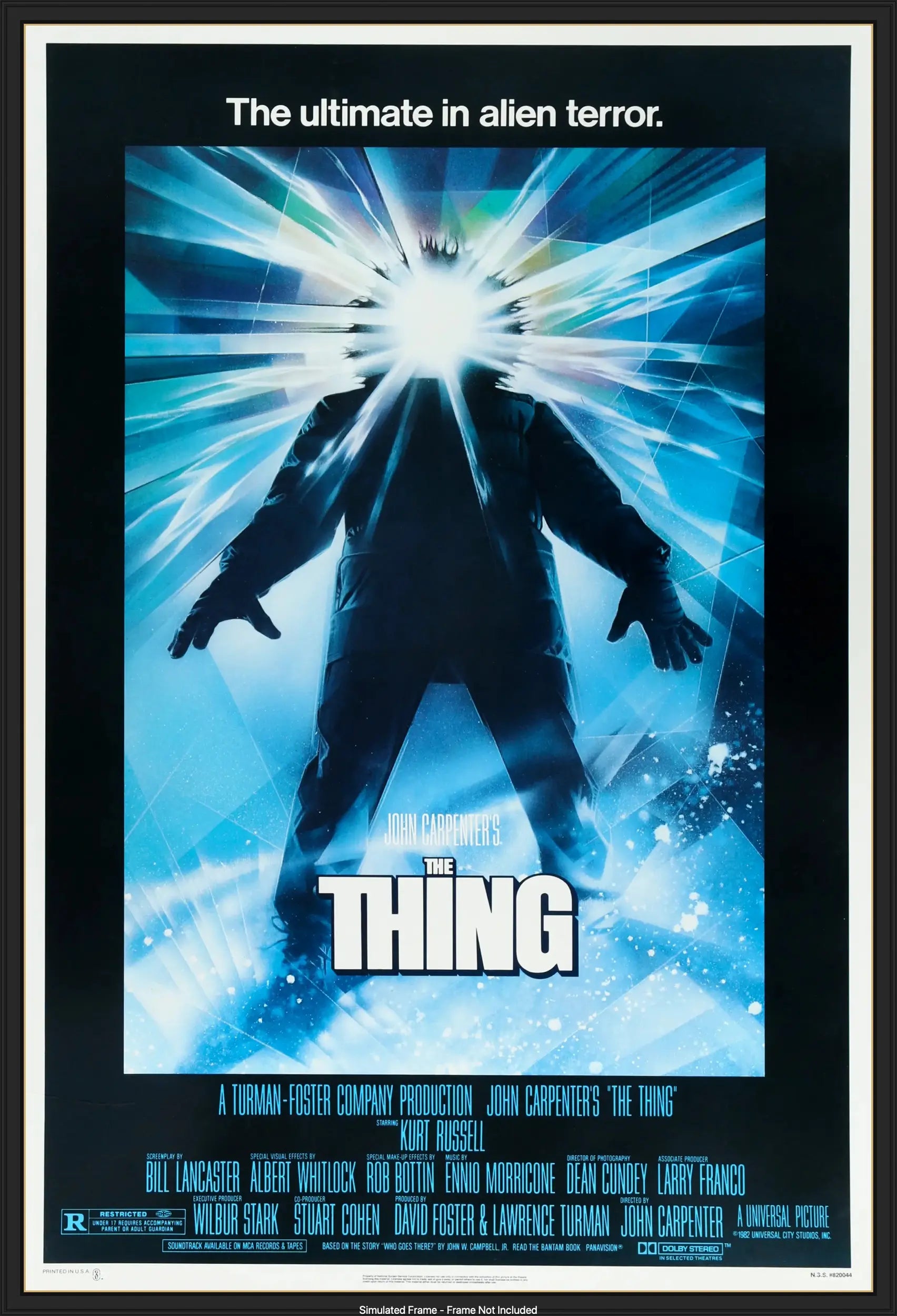 The Thing (1982) Original One Sheet Movie Poster Original Film Art