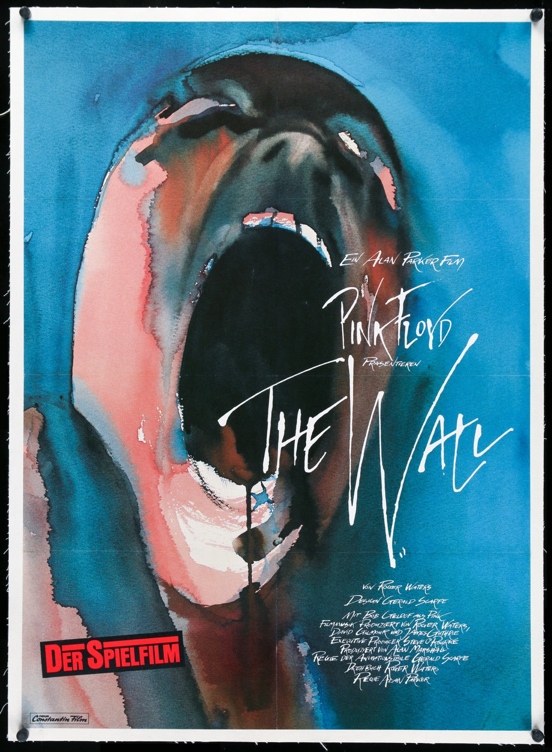 Pink Floyd: The Wall (1982) Original German A1 Movie Poster