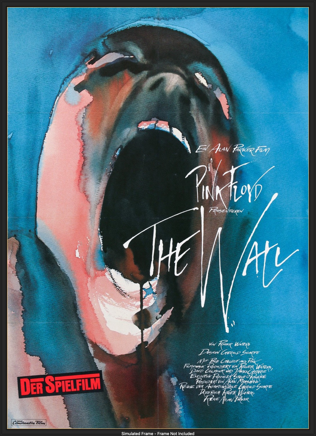 uld kran tobak Pink Floyd: The Wall (1982) Original German A1 Movie Poster - Original Film  Art - Vintage Movie Posters