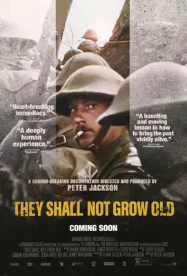 They Shall Not Grow Old (2018) original movie poster for sale at Original Film Art - Vintage Movie Posters