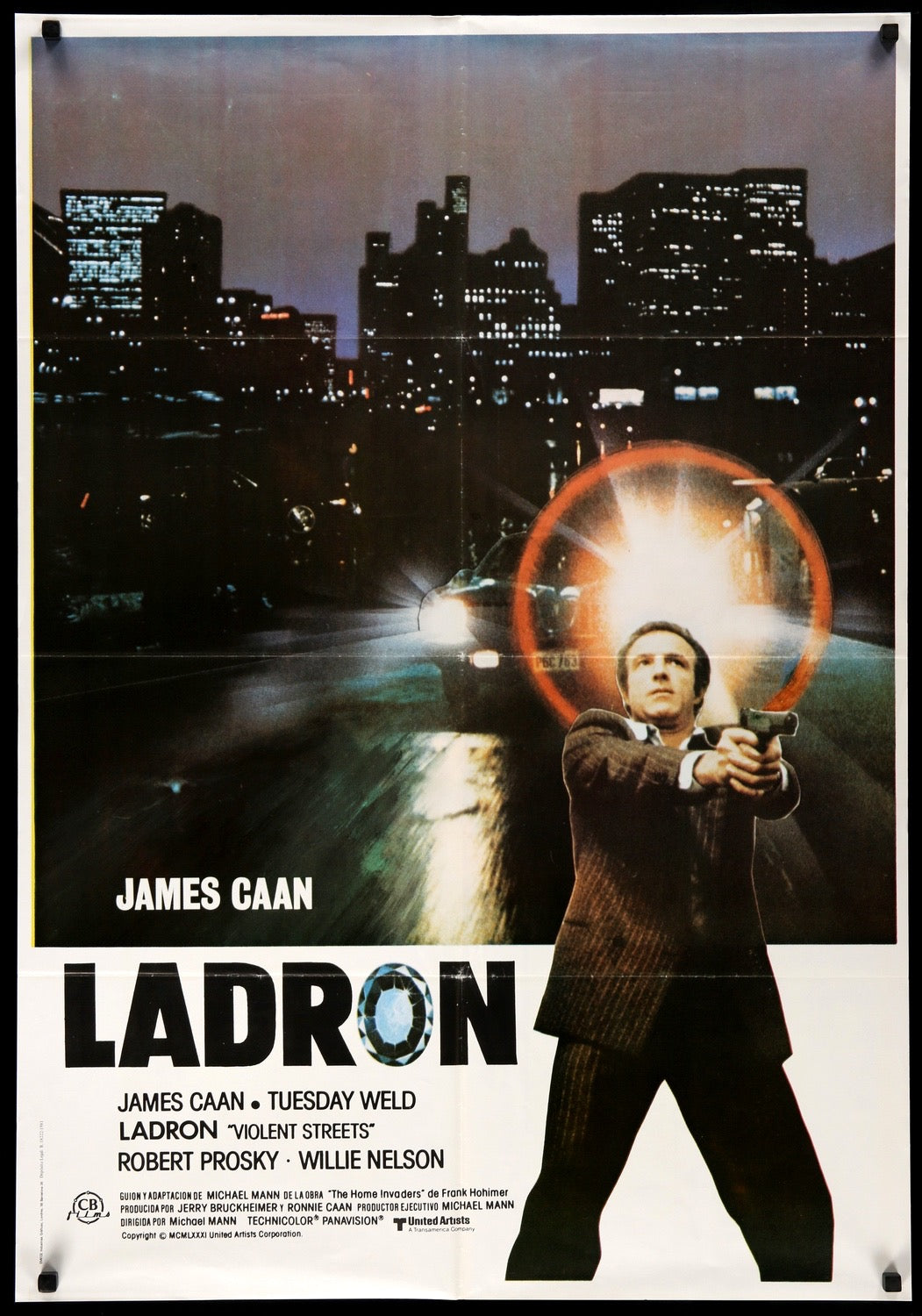 Thief (1981) original movie poster for sale at Original Film Art - Vintage Movie Posters