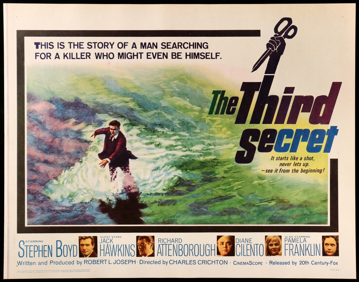 Third Secret (1964) original movie poster for sale at Original Film Art