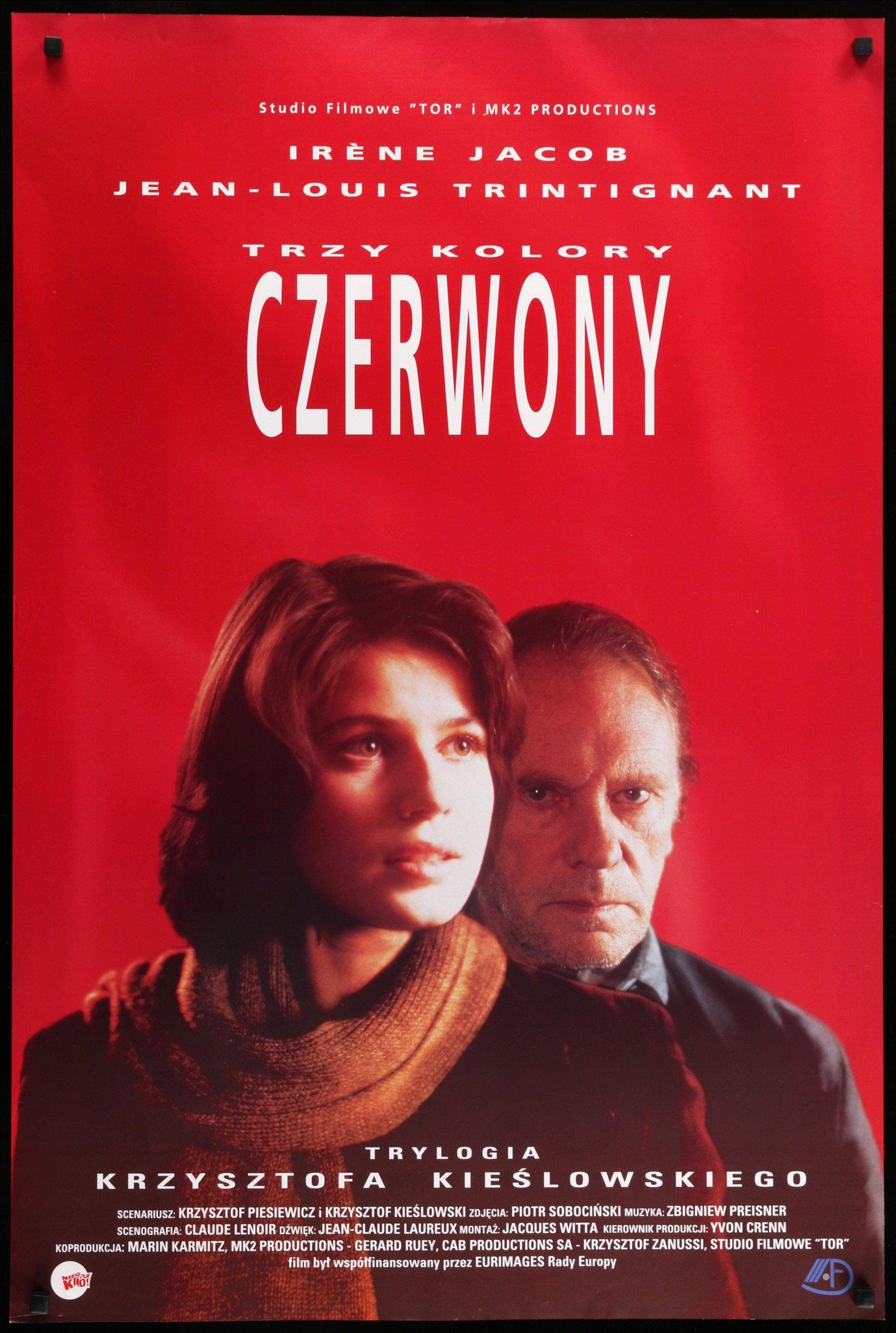 Three Colors: Red (1994) Original Polish Movie Poster - Original Film ...