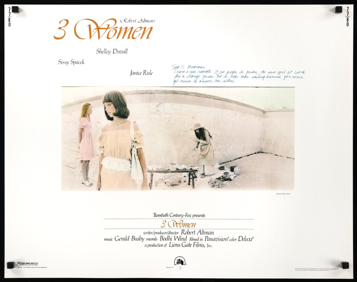 3 Women (1977) original movie poster for sale at Original Film Art