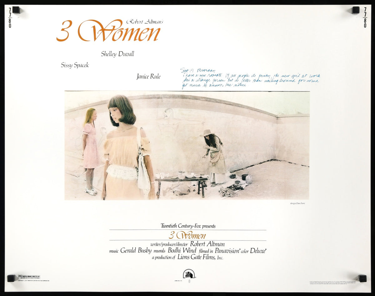 3 Women (1977) original movie poster for sale at Original Film Art - Vintage Movie Posters
