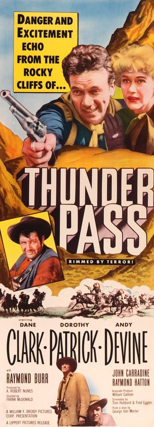 Thunder Pass (1954) original movie poster for sale at Original Film Art