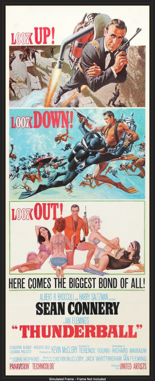 Thunderball (1965) original movie poster for sale at Original Film Art
