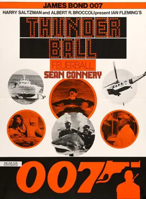 Thunderball (1965) original movie poster for sale at Original Film Art - Vintage Movie Posters