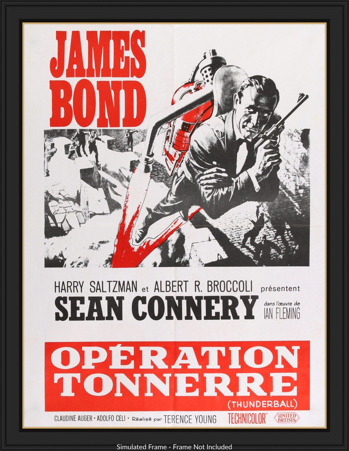 Thunderball (1965) original movie poster for sale at Original Film Art - Vintage Movie Posters