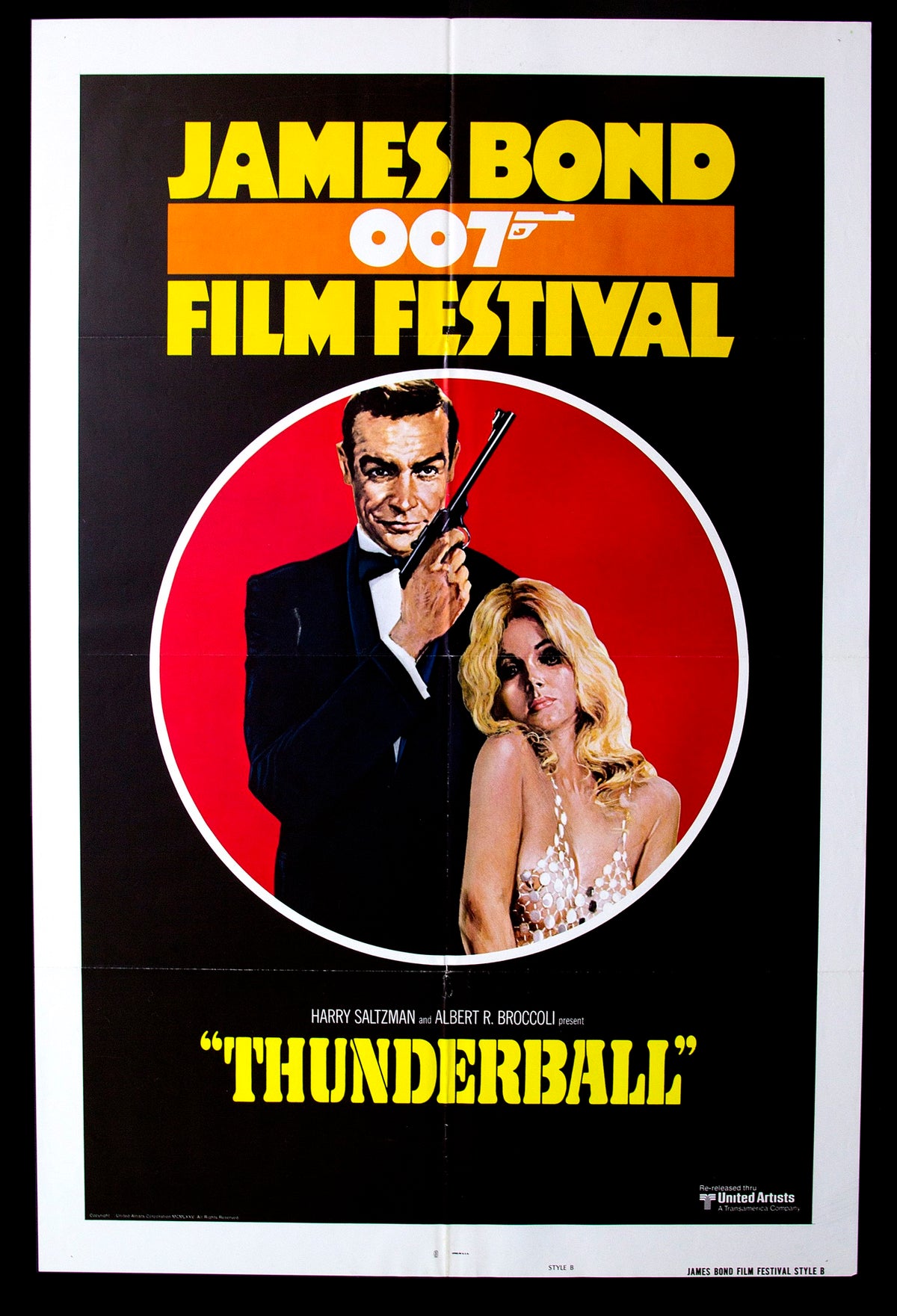 James Bond 007 Film Festival - Thunderball (1975) original movie poster for sale at Original Film Art