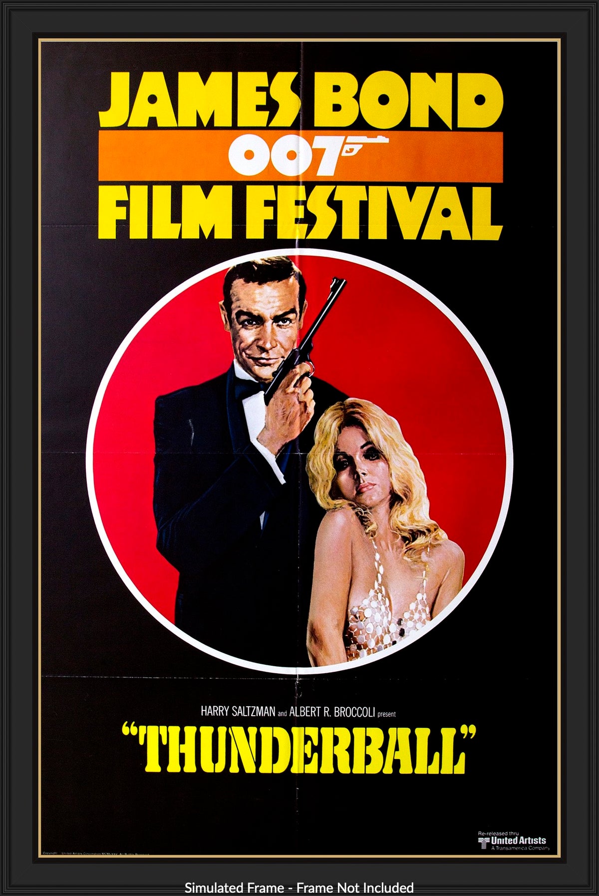 James Bond 007 Film Festival - Thunderball (1975) original movie poster for sale at Original Film Art - Vintage Movie Posters