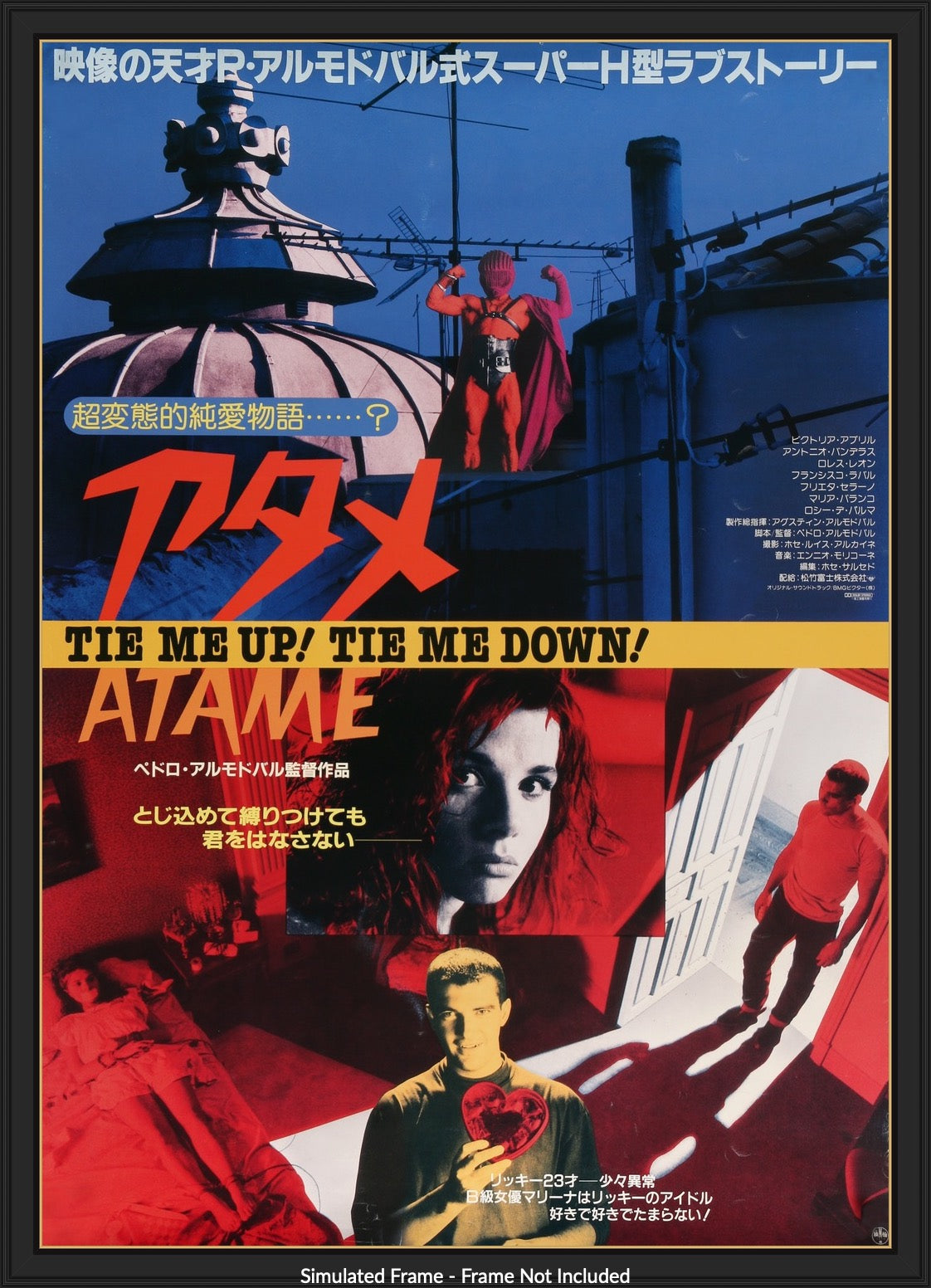 Tie Me Up! Tie Me Down! (1989) original movie poster for sale at Original Film Art