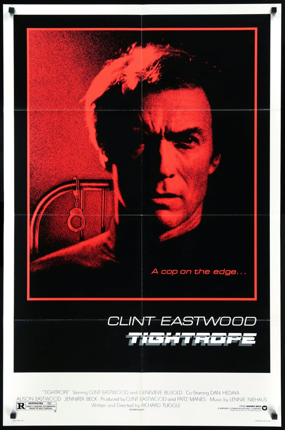 Tightrope (1984) original movie poster for sale at Original Film Art - Vintage Movie Posters