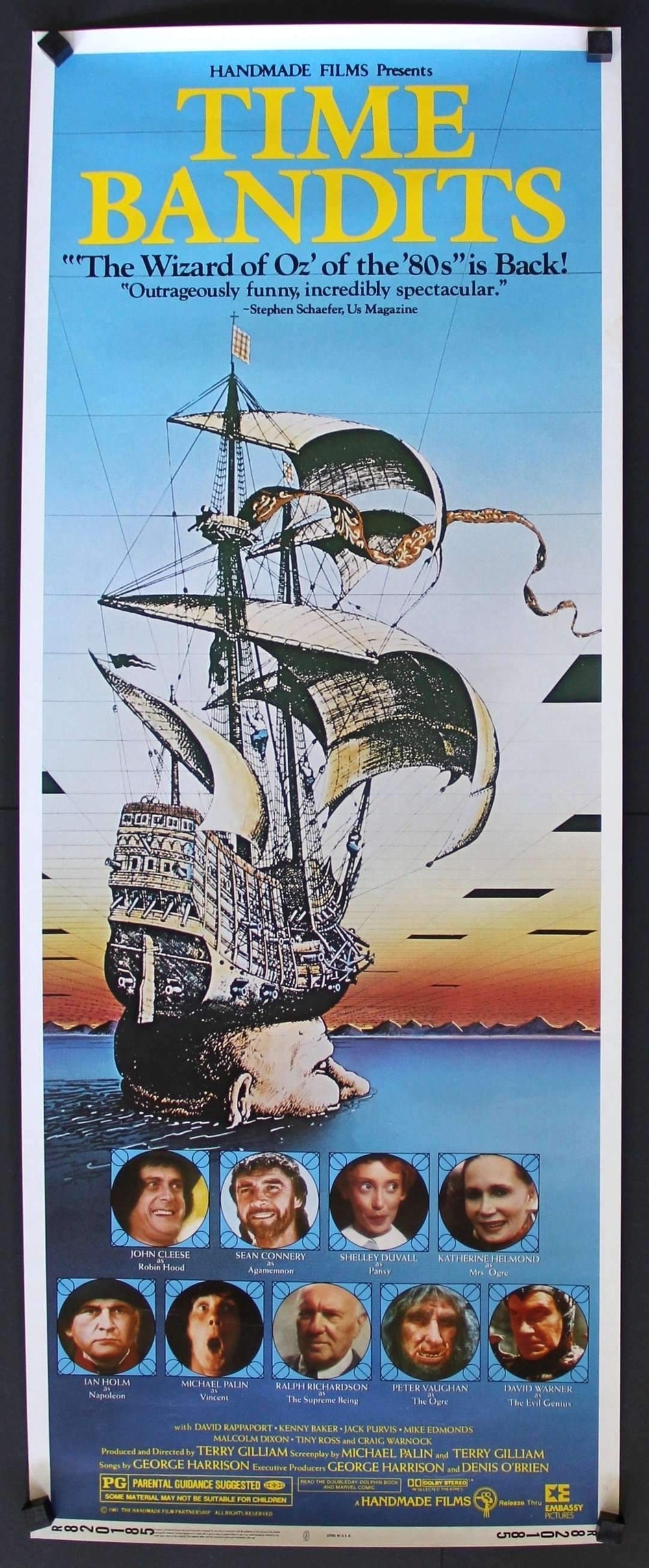 Time Bandits (1981) original movie poster for sale at Original Film Art - Vintage Movie Posters
