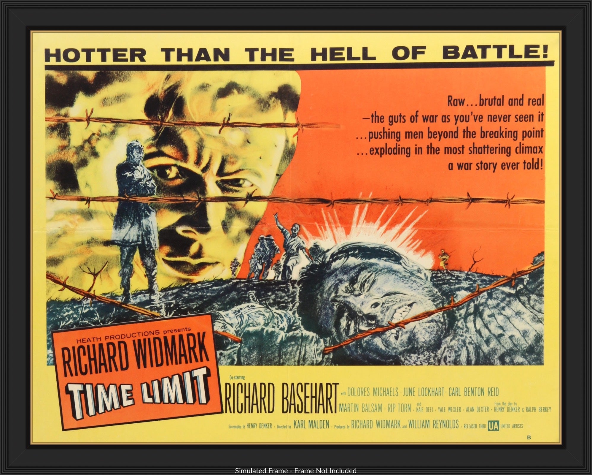 Time Limit (1957) original movie poster for sale at Original Film Art