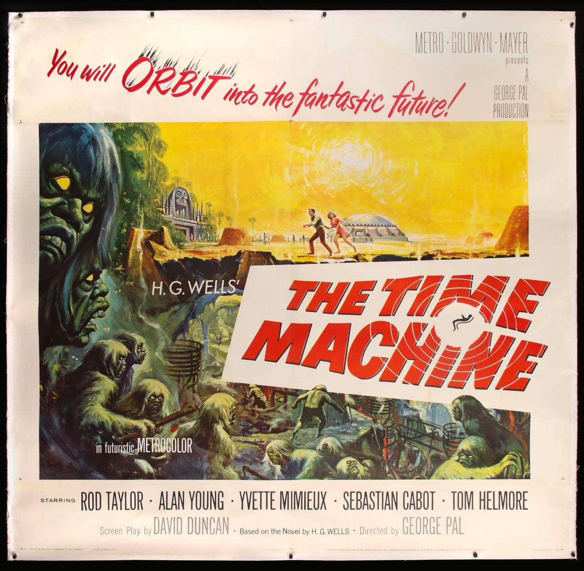 Time Machine (1960) original movie poster for sale at Original Film Art