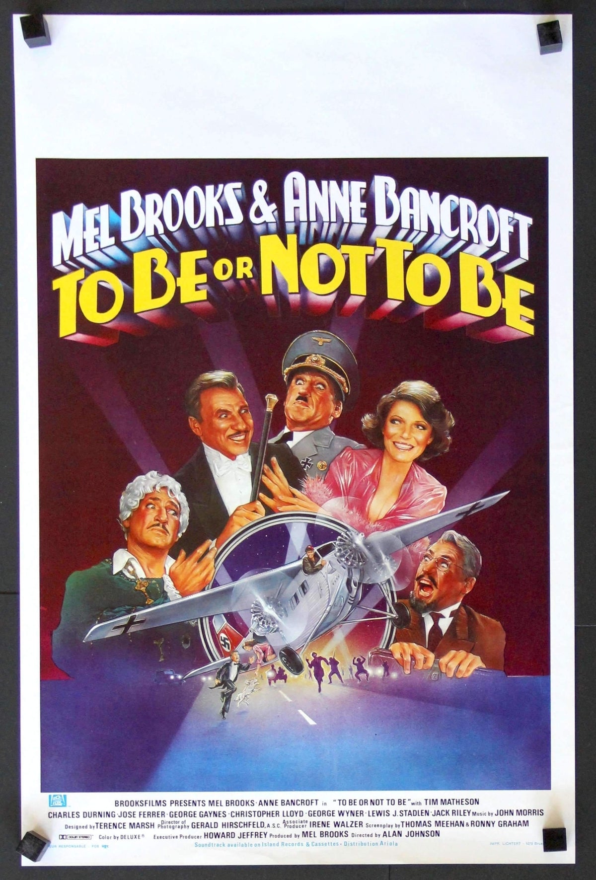 To Be or Not to Be (1983) original movie poster for sale at Original Film Art