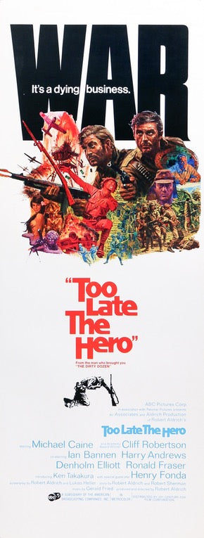 Too Late the Hero (1970) original movie poster for sale at Original Film Art