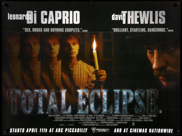Total Eclipse (1995) Original British Quad Movie Poster - 30