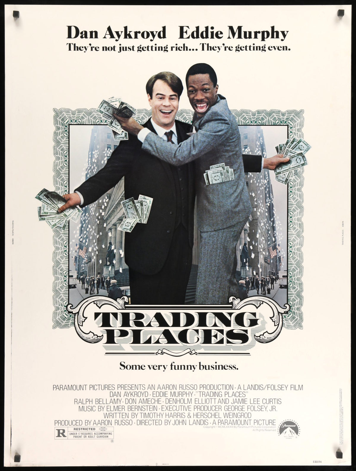 Trading Places (1983) original movie poster for sale at Original Film Art - Vintage Movie Posters