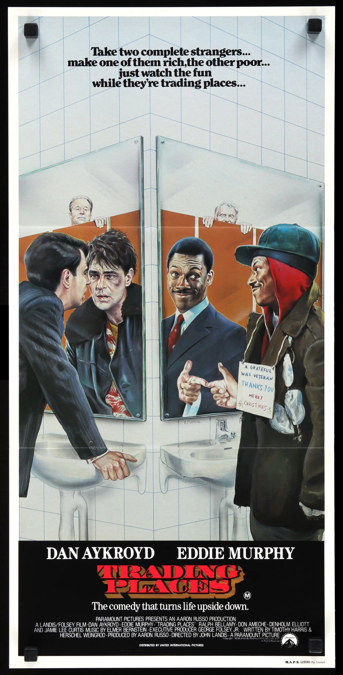 Trading Places (1983) original movie poster for sale at Original Film Art