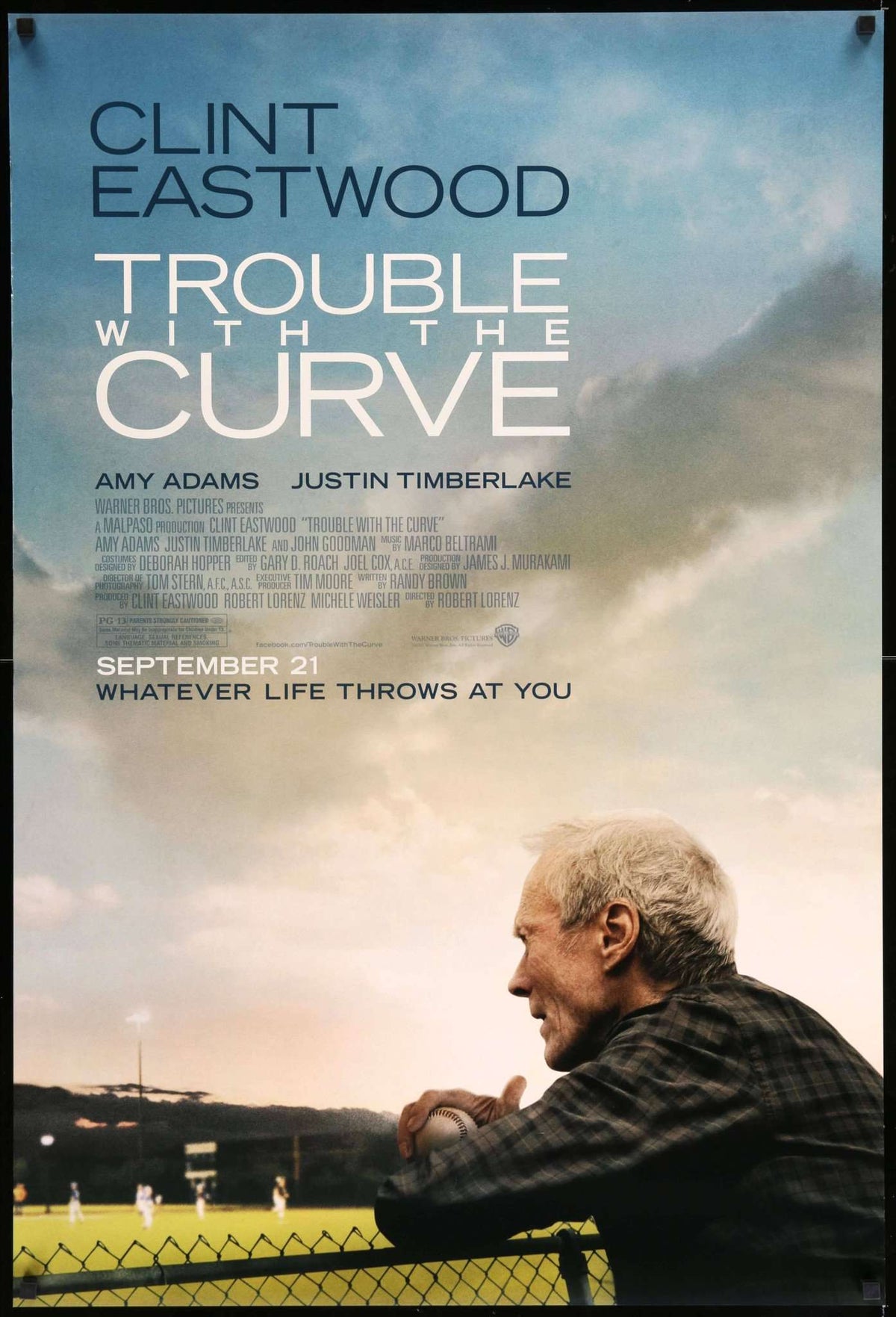 Trouble with the Curve (2012) original movie poster for sale at Original Film Art