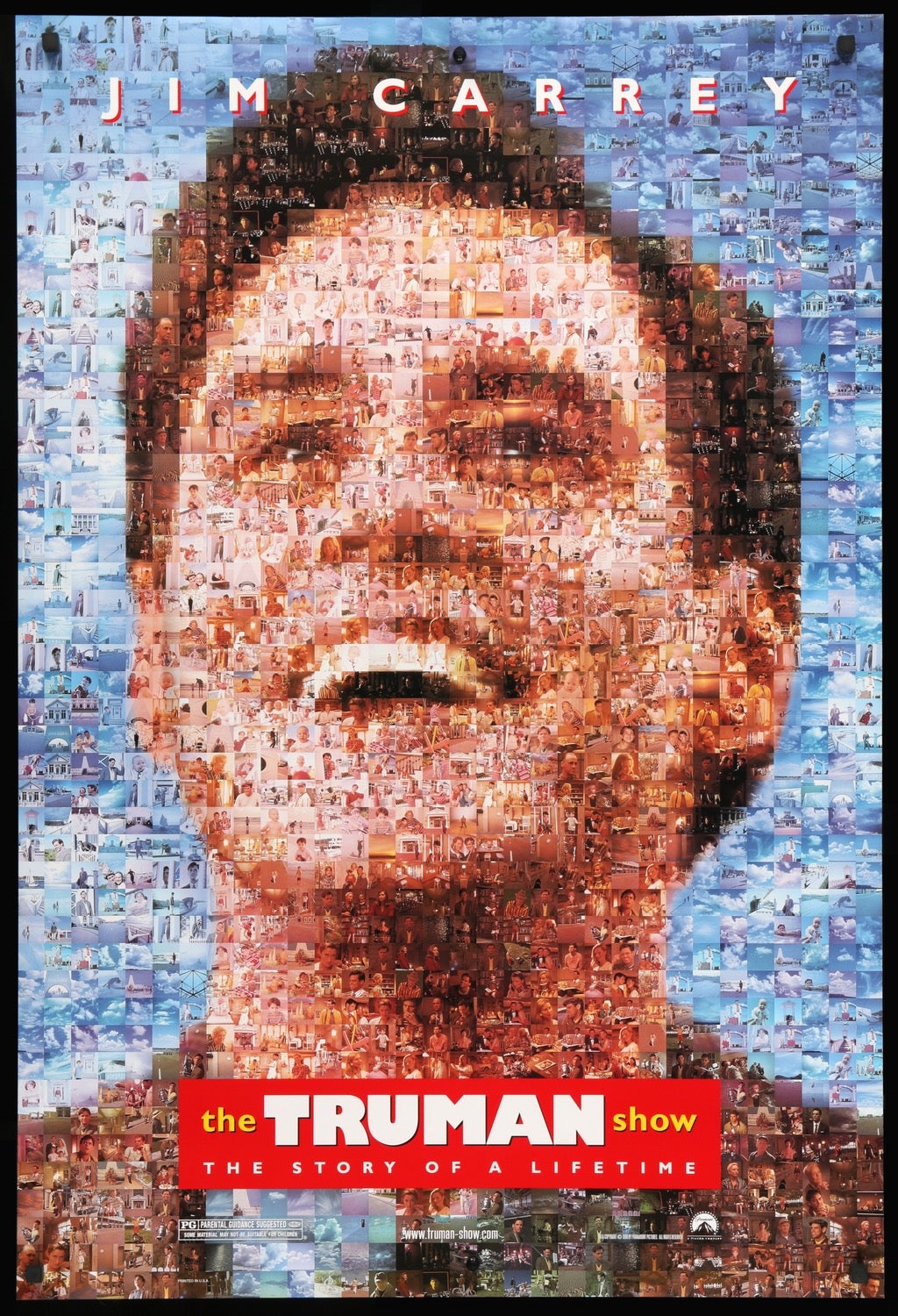 Truman Show (1998) original movie poster for sale at Original Film Art - Vintage Movie Posters