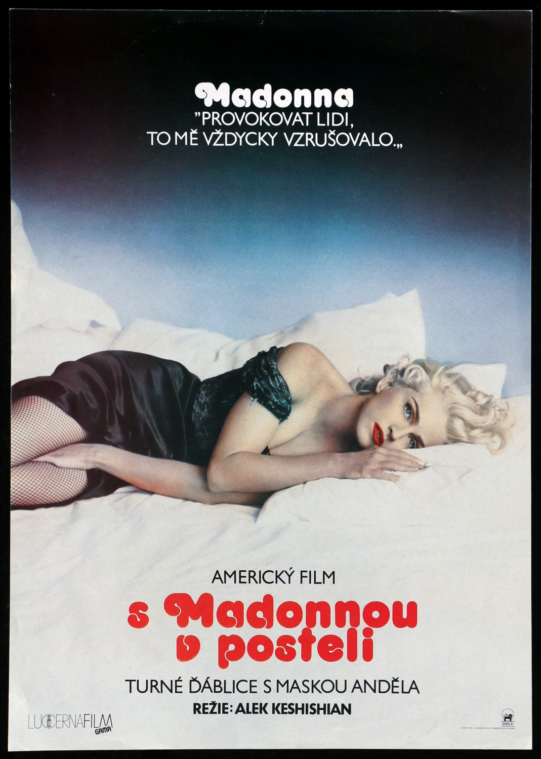 Madonna ポスター Madonna: Truth or Dare (1991) Original Czechoslovakian A3 Movie