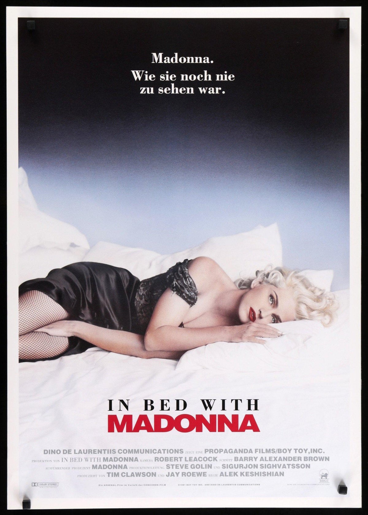 Madonna: Truth or Dare (1991) original movie poster for sale at Original Film Art - Vintage Movie Posters
